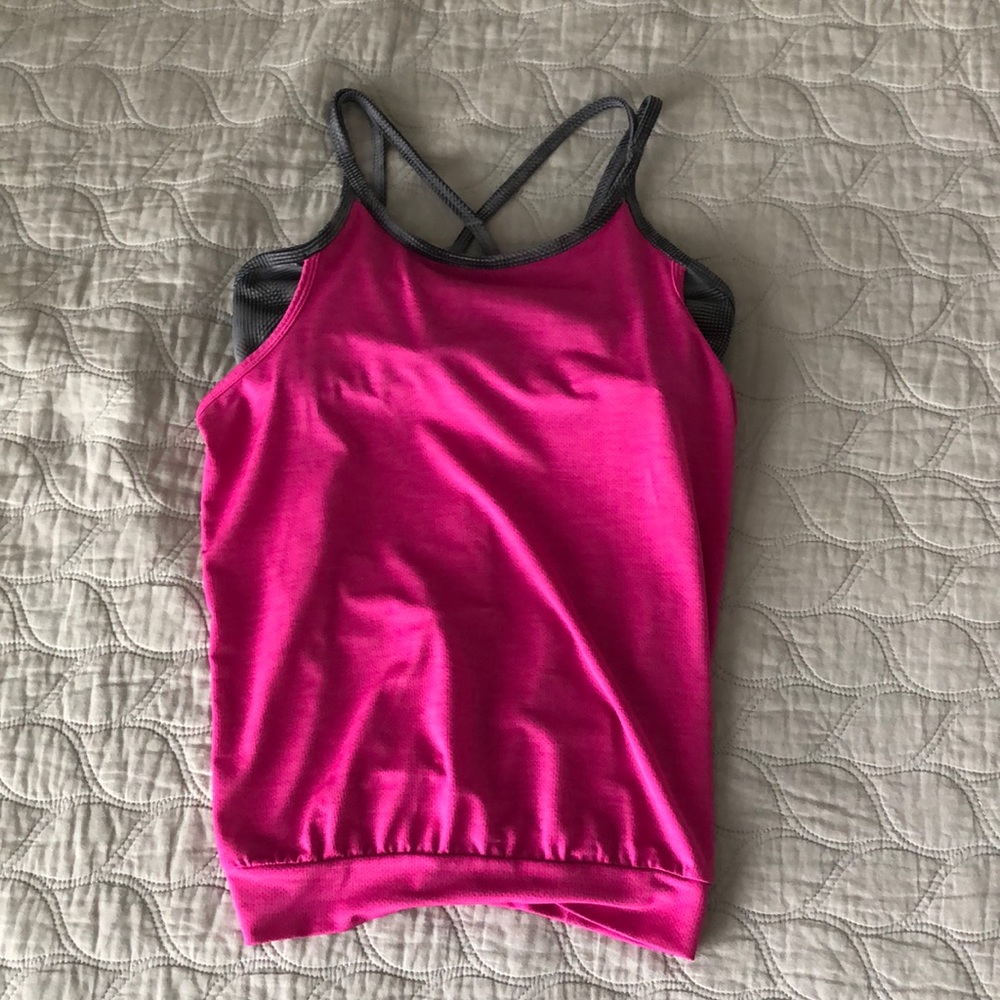 Athleta Girl Mesh Tank Top (Built in bra)